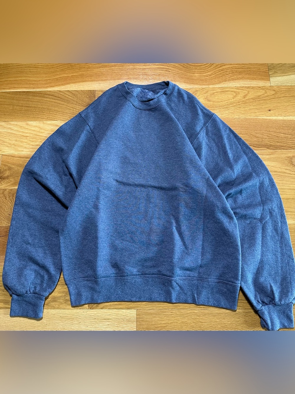 Fruit of the Loom Men's Crewneck Sweater in Charcoal Gray